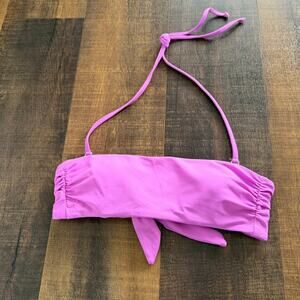 Veronica Beard Catarina Strapless Tie Back Bikini Swim Top Size Small